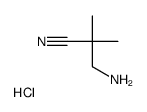 3-氨基-2,2-二甲基丙腈结构式
