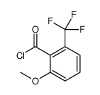 2-Methoxy-6-(trifluoromethyl)benzoyl chloride结构式