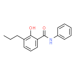 Salicylanilide, 3-propyl- (6CI) structure