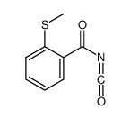 2-methylsulfanylbenzoyl isocyanate Structure