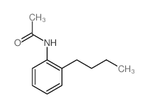 Acetamide, N-(2-butylphenyl)- Structure
