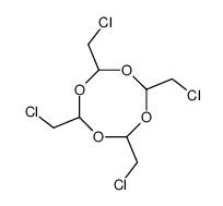 2,4,6,8-tetrakis(chloromethyl)-1,3,5,7-tetraoxocane Structure