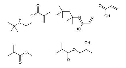 2-(tert-butylamino)ethyl 2-methylprop-2-enoate,2-hydroxypropyl 2-methylprop-2-enoate,methyl 2-methylprop-2-enoate,prop-2-enoic acid,N-(2,4,4-trimethylpentan-2-yl)prop-2-enamide图片