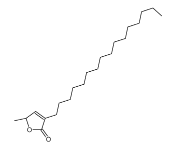 (2S)-4-hexadecyl-2-methyl-2H-furan-5-one结构式