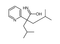 4-methyl-2-(2-methylpropyl)-2-pyridin-2-ylpentanamide结构式