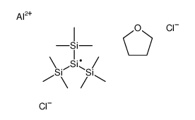 dichloroaluminum,oxolane,tris(trimethylsilyl)silicon结构式