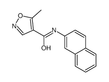 4-Isoxazolecarboxamide,5-methyl-N-2-naphthalenyl-(9CI) structure