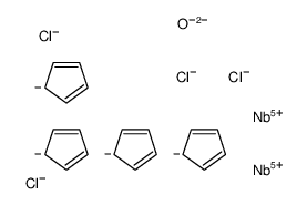 cyclopenta-1,3-diene,niobium(5+),oxygen(2-),tetrachloride结构式