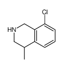 8-chloro-4-methyl-1,2,3,4-tetrahydroisoquinoline structure