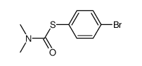 S-4-bromophenyl dimethylcarbamothioate Structure