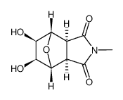 4,7-Epoxy-1H-isoindole-1,3(2H)-dione, hexahydro-5,6-dihydroxy-2-methyl-, (3aR,4R,5S,6R,7S,7aS)-rel- (9CI) Structure