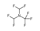 N,N-bis(difluoromethyl)-1,1,1-trifluoromethanamine Structure