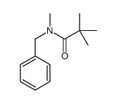 N-benzyl-N,2,2-trimethylpropanamide结构式