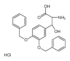 3,4-Di-O-benzyl DL-threo-Droxidopa Hydrochloride结构式