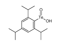 2,4,6-tri(propan-2-yl)benzenetellurinic acid结构式