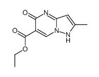 ETHYL 5-HYDROXY-2-METHYLPYRAZOLO[1,5-A]PYRIMIDINE-6-CARBOXYLATE结构式