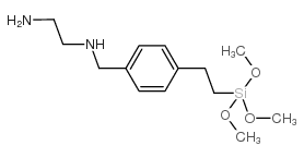 1,2-Ethanediamine,N1-[[[2-(trimethoxysilyl)ethyl]phenyl]methyl]- structure