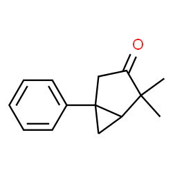 Bicyclo[3.1.0]hexan-3-one, 4,4-dimethyl-1-phenyl- (9CI) Structure