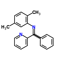 2,5-Dimethyl-N-(phenyl-2-pyridinylmethylene)benzenamine structure