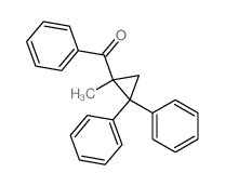 Methanone,(1-methyl-2,2-diphenylcyclopropyl)phenyl- Structure