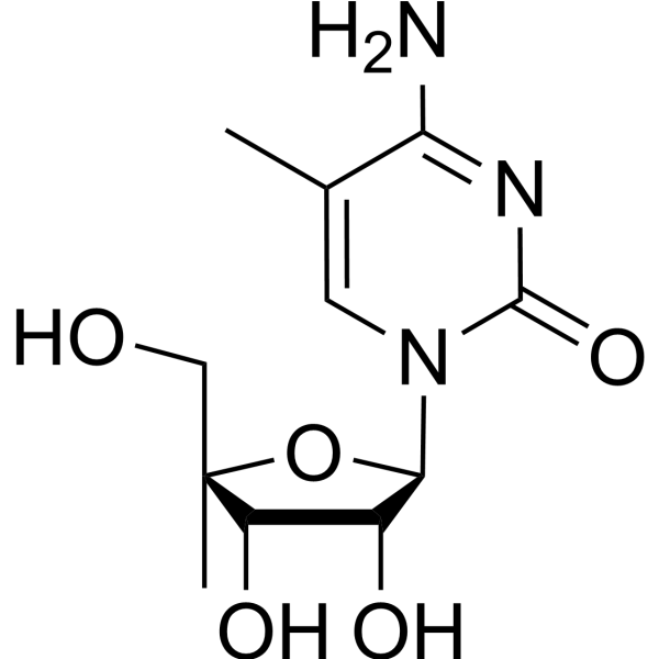 4’-C-Methyl-5-methylcytidine Structure
