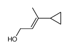 3-cyclopropyl-but-2-en-1-ol结构式