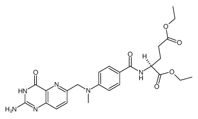 Diethyl 8-Deaza-N10-methylfolic Acid Structure