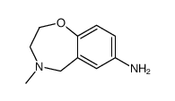 4-methyl-3,5-dihydro-2H-1,4-benzoxazepin-7-amine结构式