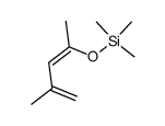 (Z)-2-methyl-4-(trimethylsiloxy)-1,3-pentadiene结构式