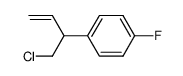 1-(1-chlorobut-3-en-2-yl)-4-fluorobenzene Structure