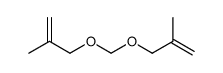 2-methyl-3-(2-methylprop-2-enoxymethoxy)prop-1-ene结构式