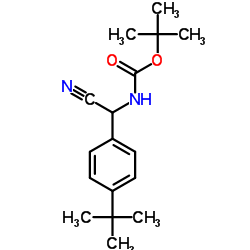 Tert-Butyl N-[(4-Tert-Butylphenyl)(Cyano)Methyl]Carbamate picture