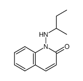 1-(1-methylpropylamino)quinolin-2(1H)-one结构式