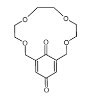 3,6,9,12-tetraoxabicyclo[12.3.1]octadeca-1(17),14-diene-16,18-dione Structure