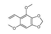 5-ethenyl-4,6-dimethoxy-1,3-benzodioxole结构式