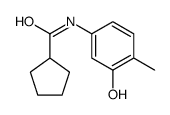 Cyclopentanecarboxamide, N-(3-hydroxy-4-methylphenyl)- (9CI)结构式
