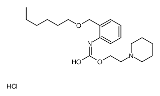 2-Piperidinoethyl o-((hexyloxy)methyl)carbanilate hydrochloride picture