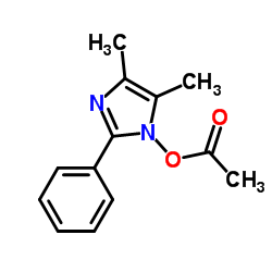 Imidazole, 1-acetoxy-4,5-dimethyl-2-phenyl- (8CI)结构式