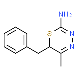 6H-1,3,4-Thiadiazin-2-amine,5-methyl-6-(phenylmethyl)-(9CI) structure