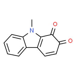 1H-Carbazole-1,2(9H)-dione,9-methyl-(9CI) structure