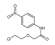 2-(2-CHLOROETHOXY)-4'-NITROACETANILIDE structure