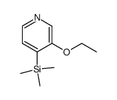 Pyridine, 3-ethoxy-4-(trimethylsilyl)- (9CI) structure