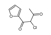 1,3-Butanedione, 2-chloro-1-(2-furanyl)- (9CI) Structure