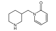 1-(piperidin-3-ylmethyl)pyridin-2-one Structure