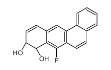(8S,9S)-7-fluoro-8,9-dihydrobenzo[a]anthracene-8,9-diol Structure