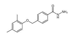 Benzoic acid, 4-[(2,4-dimethylphenoxy)methyl]-, hydrazide Structure