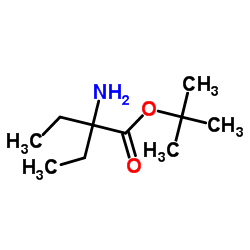 2-Methyl-2-propanyl 2-amino-2-ethylbutanoate Structure