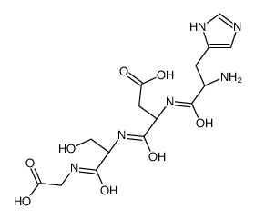 poly(histidyl-aspartyl-seryl-glycine) Structure