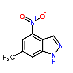 6-Methyl-4-nitro-1H-indazole Structure