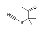 Thiocyanic acid, 1,1-dimethyl-2-oxopropyl ester (9CI) structure